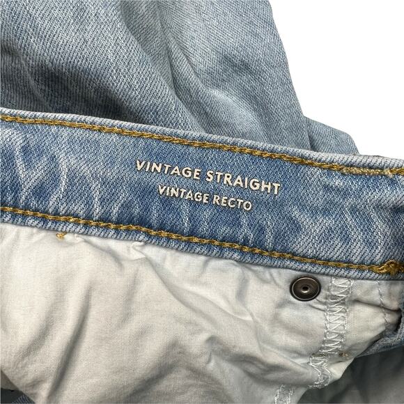 Universal Thread High Rise Vintage Straight Cropped Jeans Light Wash Womens 0/25 - Picture 5 of 7